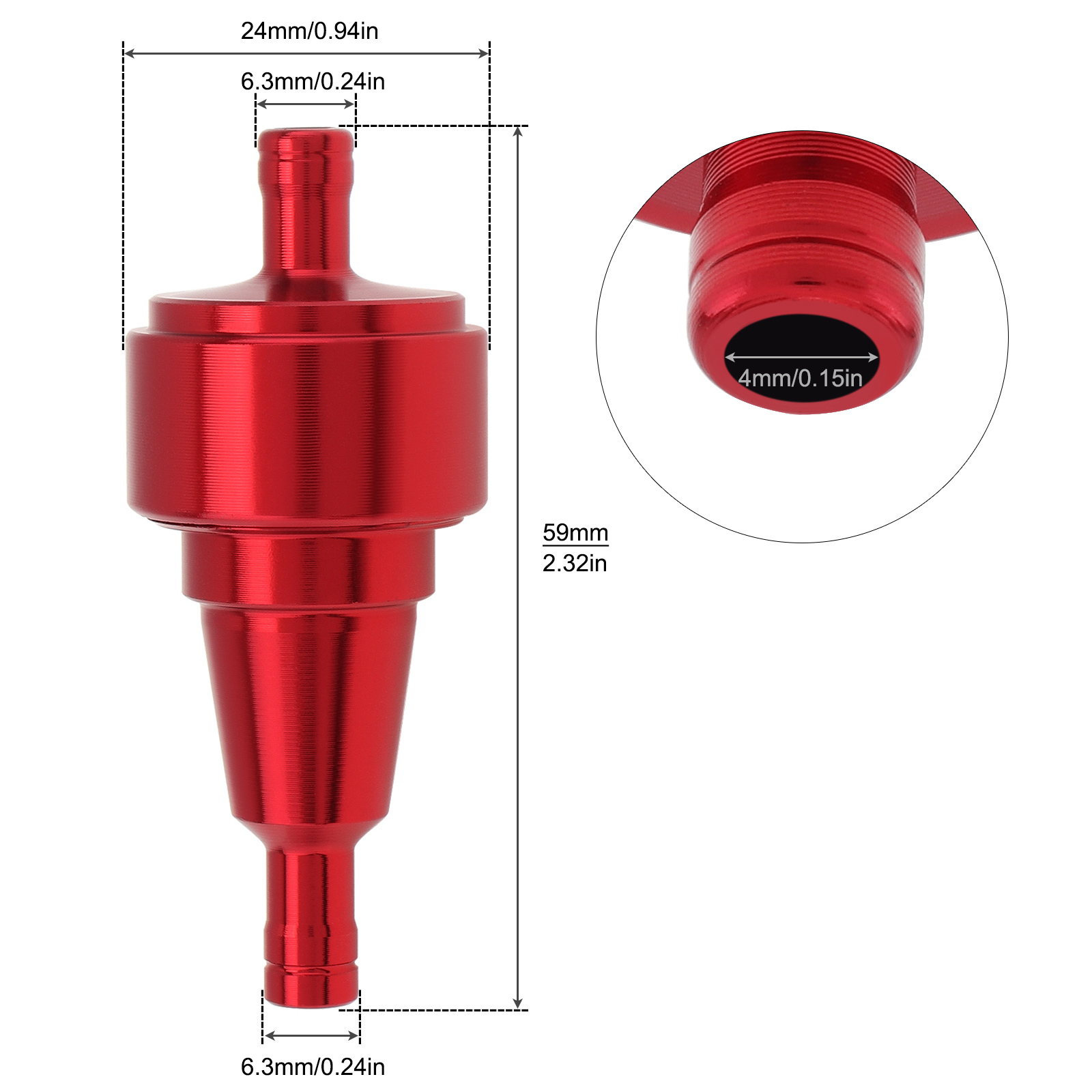 1/4In 6mm Motorcycle Fuel Filt - Motorcycle Oil Filter review and price