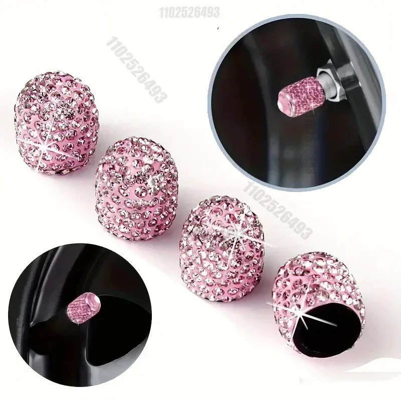 4PCS Bling Diamond Car Wheel T - Motorcycle Valve Cover review and price