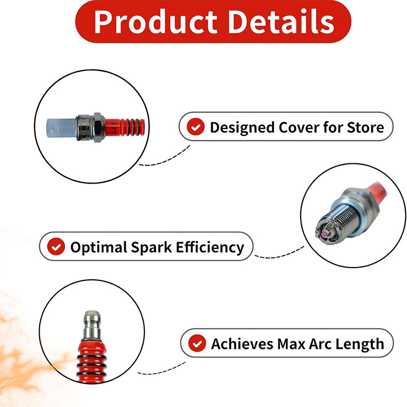 3Pcs A7TC 3Electrode Spark Plu - Motorcycle Spark Plug review and price